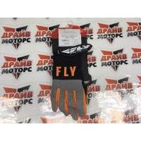 Перчатки FLY RACING F-16 серые/чёрные/оранжевые (2020) 