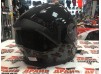 Шлем открытый со стеклом Ataki JK526 Solid черный глянцевый