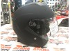 Шлем открытый со стеклом Ataki JK526 Solid черный матовый