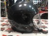 Шлем открытый со стеклом Ataki JK526 Carbon черный/серый глянцевый