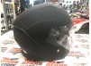 Шлем открытый со стеклом Ataki JK526 Solid черный матовый