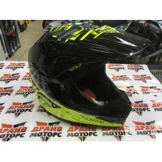 Шлем (кроссовый) FLY RACING KINETIC K120 ECE Hi-Vis желтый/серый/черный (2020) 