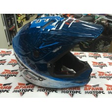 Шлем (кроссовый) FLY RACING KINETIC K120 ECE синий/белый/красный (2020) 