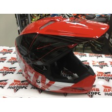 Шлем (кроссовый) FLY RACING KINETIC K220 ECE красный/черный/белый (2020) 