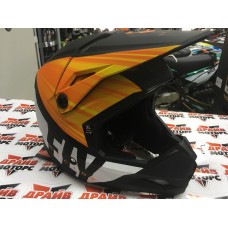 Шлем (кроссовый) FLY RACING KINETIC K220 ECE оранжевый/черный/белый матовый (2020) 