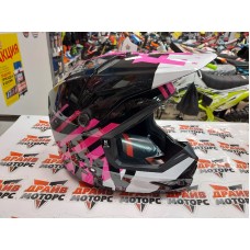 Шлем (кроссовый) FLY RACING KINETIC THRIVE розовый/черный/белый (2021) 
