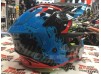 Шлем (кроссовый) JUST1 J38 MASK синий/красный/черный глянцевый (2021)