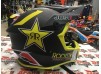 Шлем (кроссовый) JUST1 J38 BLADE Rockstar желтый/черный/белый матовый