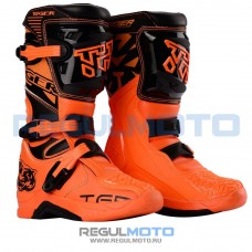 Защита голени детские TIGER MTR-TE006 оранж/черный Защита голени детские TIGER MTR-TE006 оранж/черный