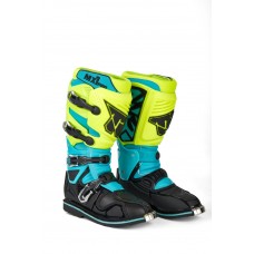 Защита голени TIGER MX 1 Pro черный/ синий/ желтый Защита голени TIGER MX 1 Pro черный/ синий/ желтый