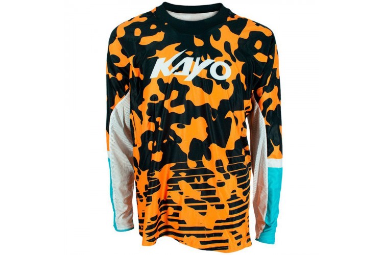 Джерси KAYO EVOLUTION голубой/оранжевый