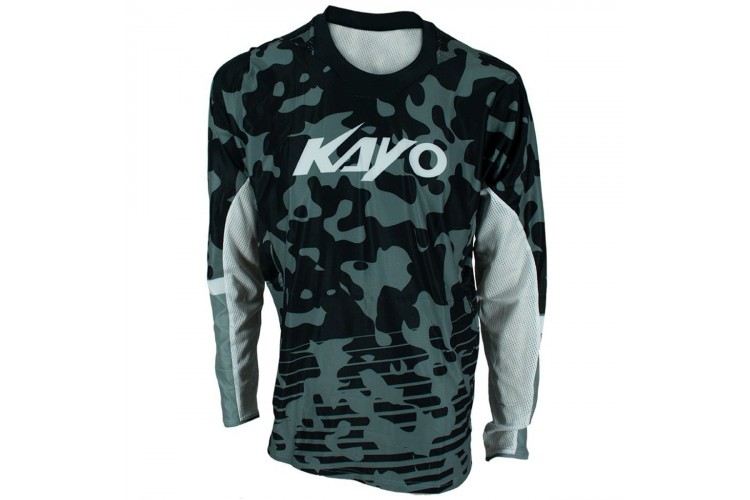 Джерси KAYO EVOLUTION черный/серый/белый