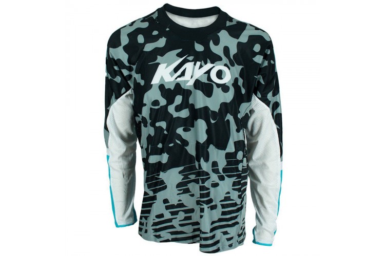 Джерси KAYO EVOLUTION серый/голубой/белый