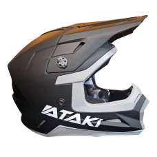 Шлем кроссовый детский ATAKI SC-18 черный матовый