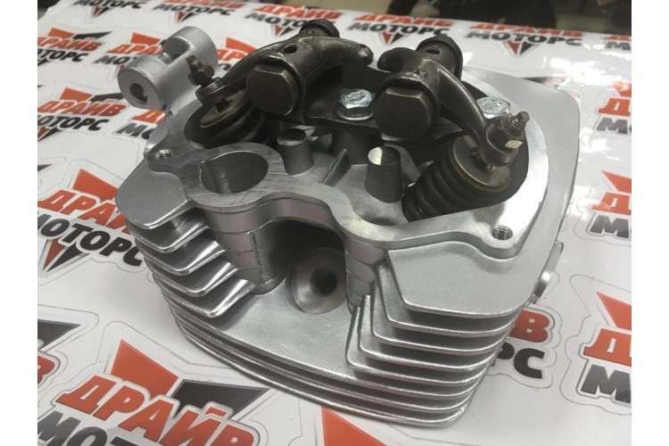 Головка цилиндра двиг. CG200 d-63,5mm в сборе с клапанами  SM-PARTS