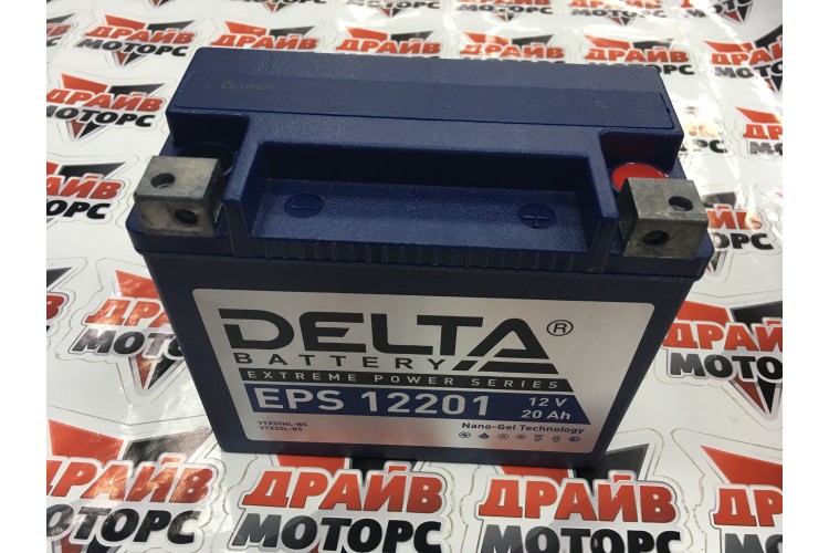 АКБ DELTA EPS 12201 NANO-GEL YTX20L-BS (176 x 87 x 154)